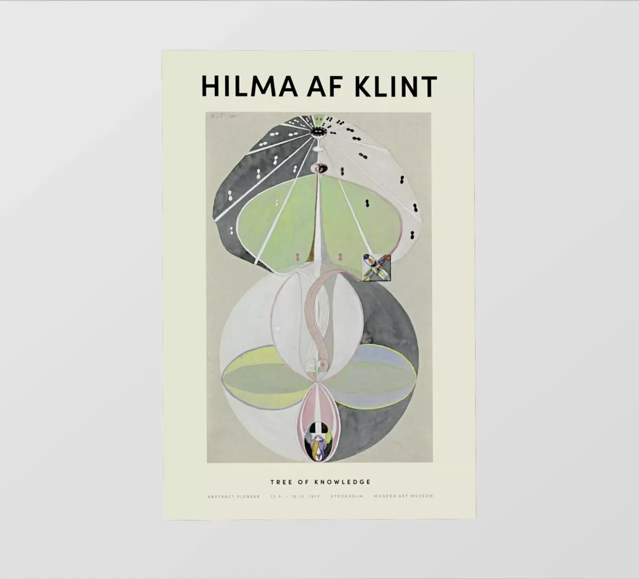 Hilma af Klint - Tree of Knowledge pellicola backlit da Vintage by JUNIQE