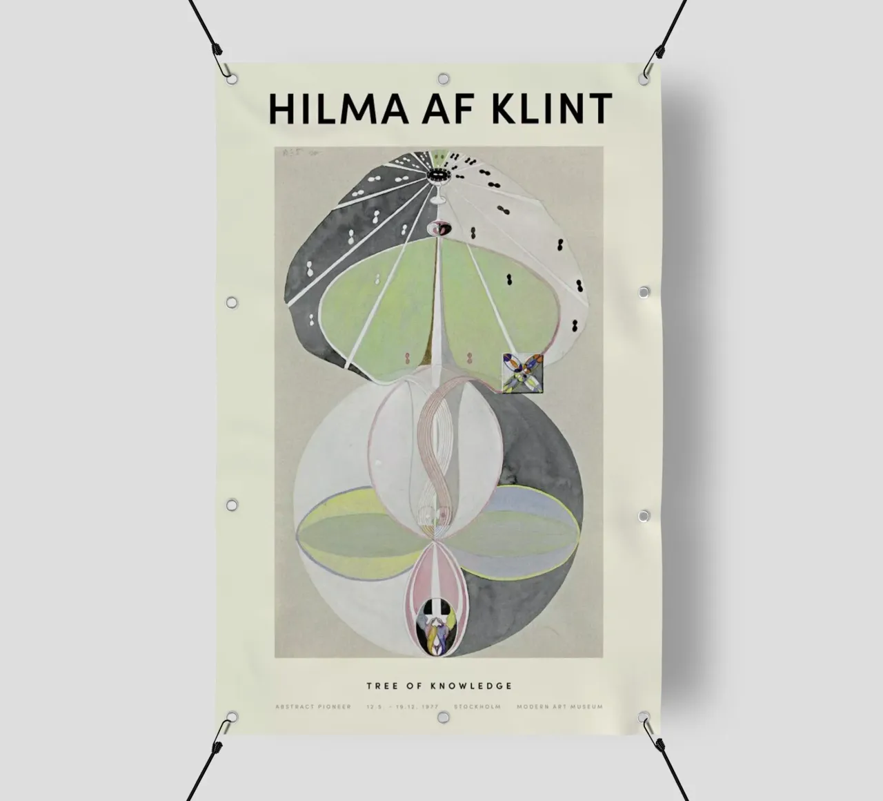 Hilma af Klint - Tree of Knowledge telo in pvc da Vintage by JUNIQE