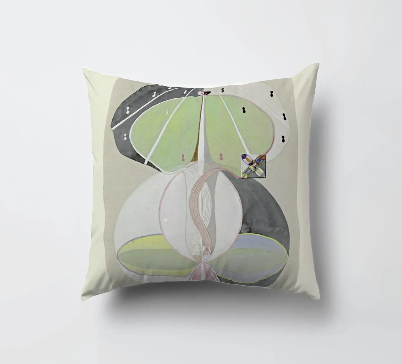 Hilma af Klint - Tree of Knowledge decorative cushion by Vintage by JUNIQE