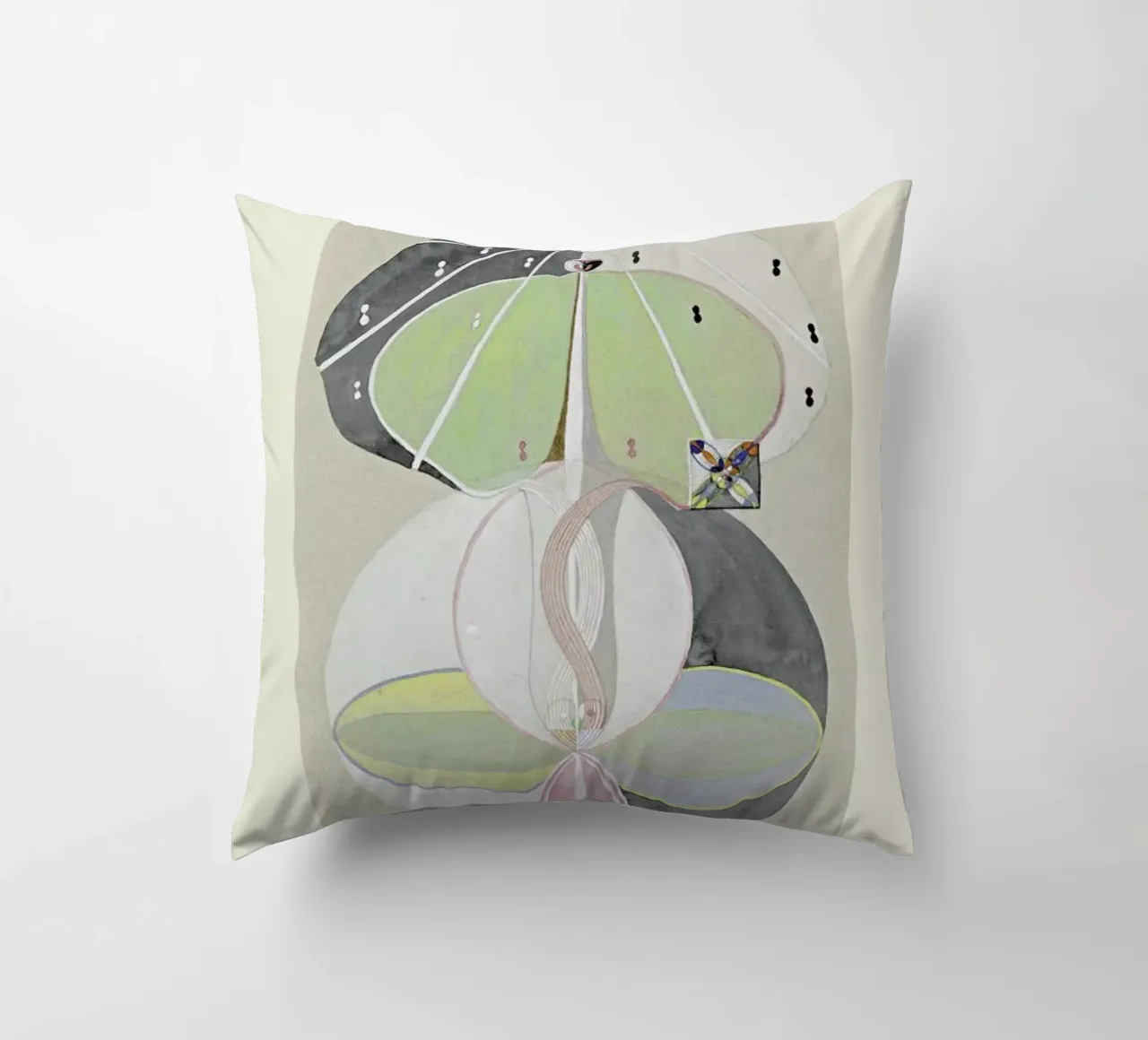 Hilma af Klint - Tree of Knowledge decorative cushion by Vintage by JUNIQE