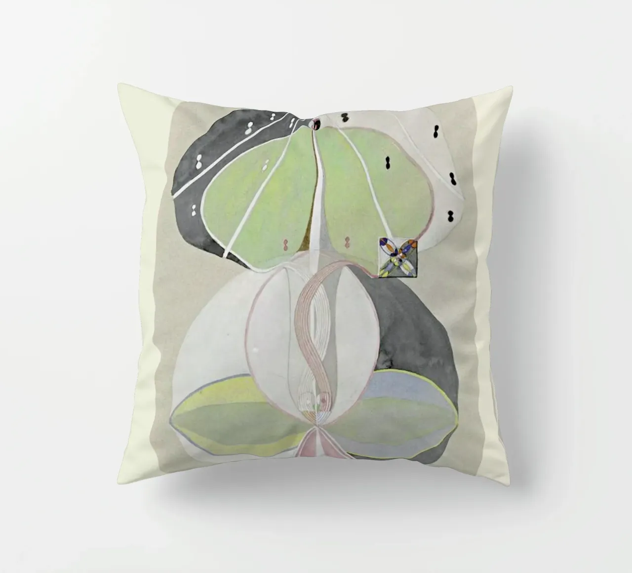 Hilma af Klint - Tree of Knowledge decorative cushion by Vintage by JUNIQE