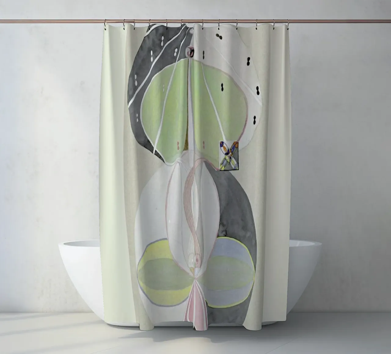 Hilma af Klint - Tree of Knowledge tenda da doccia da Vintage by JUNIQE