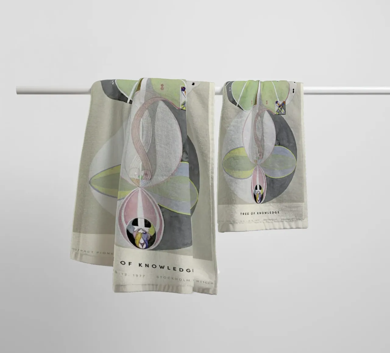 Hilma af Klint - Tree of Knowledge towel by Vintage by JUNIQE
