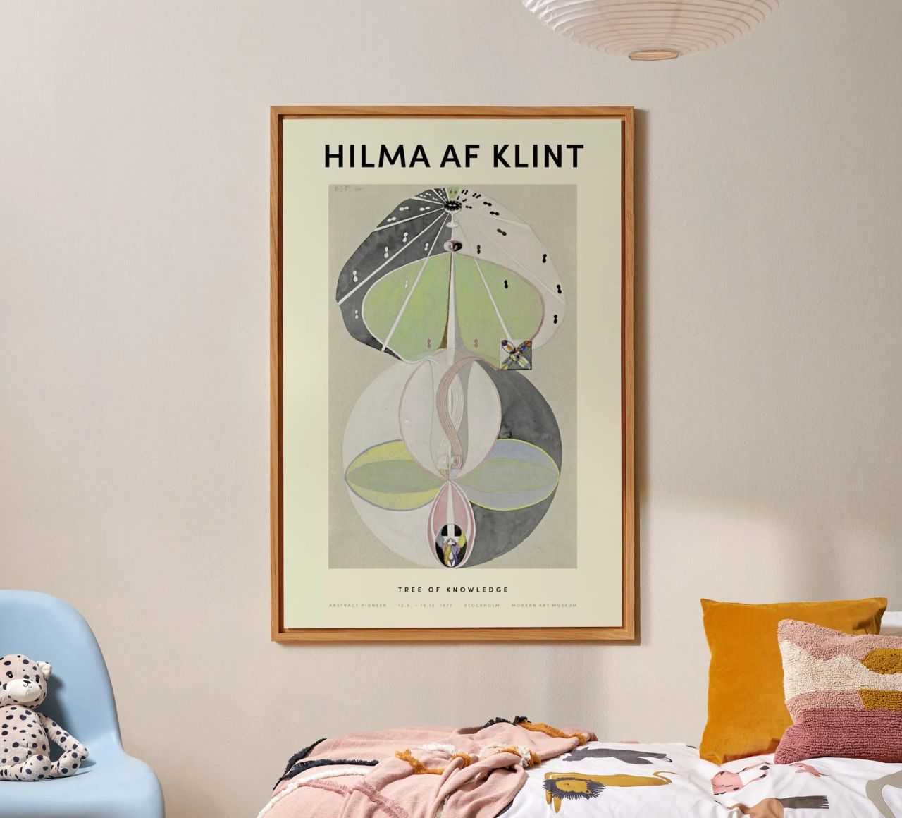 Hilma af Klint - Tree of Knowledge alu-dibond by Vintage by JUNIQE