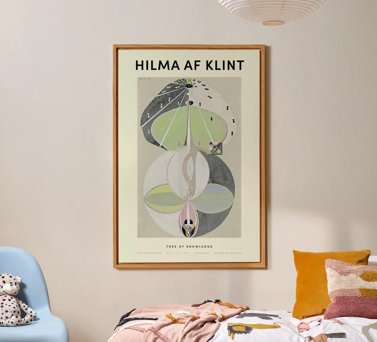 Hilma af Klint - Tree of Knowledge aluminio dibond de Vintage by JUNIQE