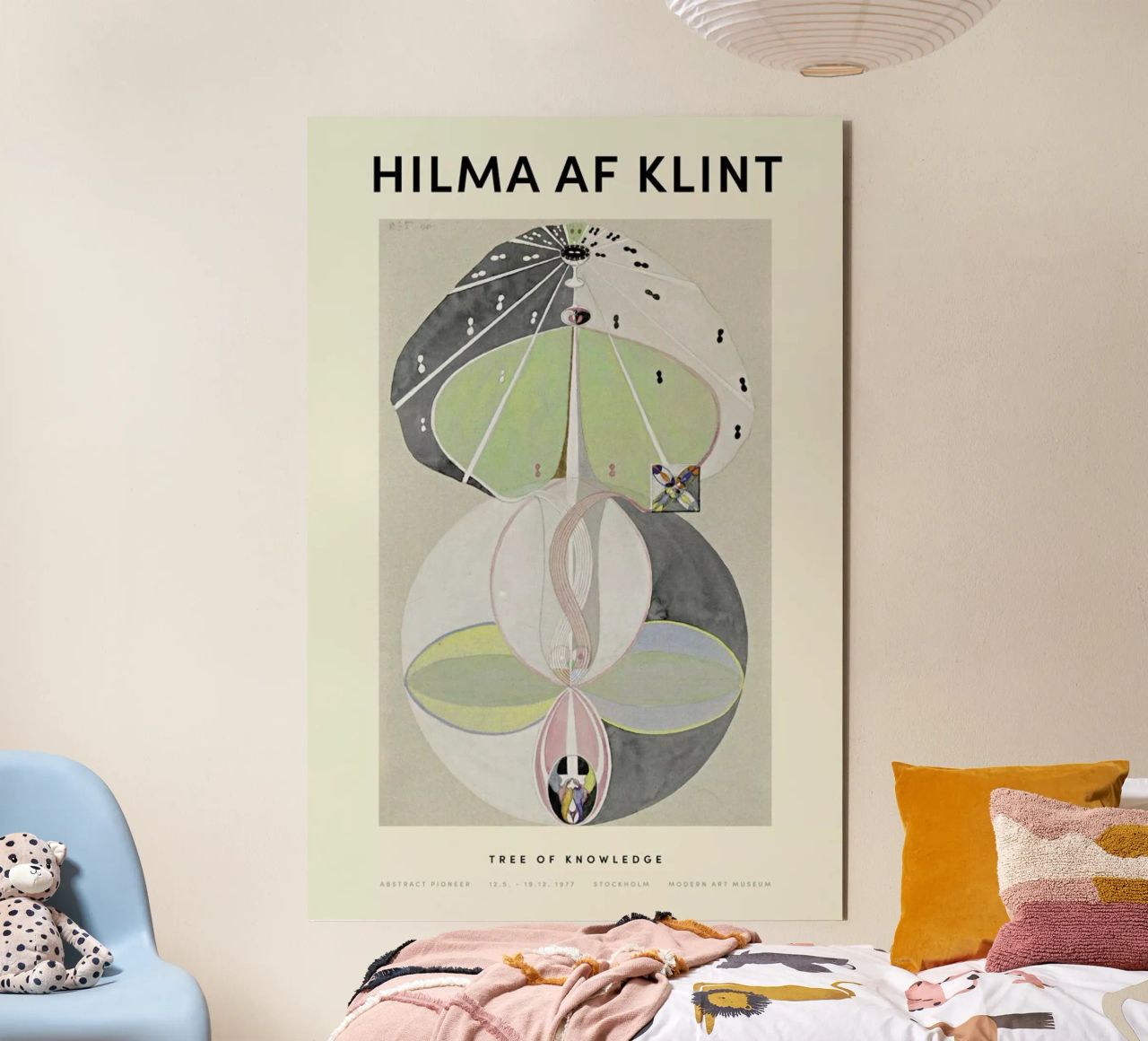 Hilma af Klint - Tree of Knowledge alu-dibond by Vintage by JUNIQE