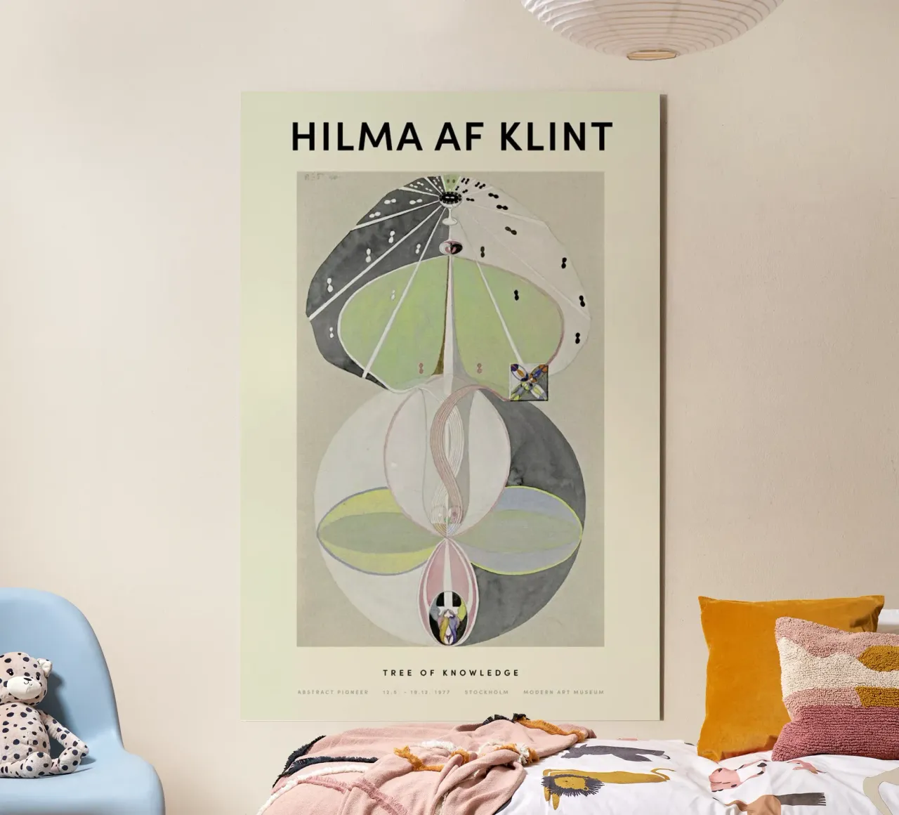 Hilma af Klint - Tree of Knowledge alluminio dibond da Vintage by JUNIQE