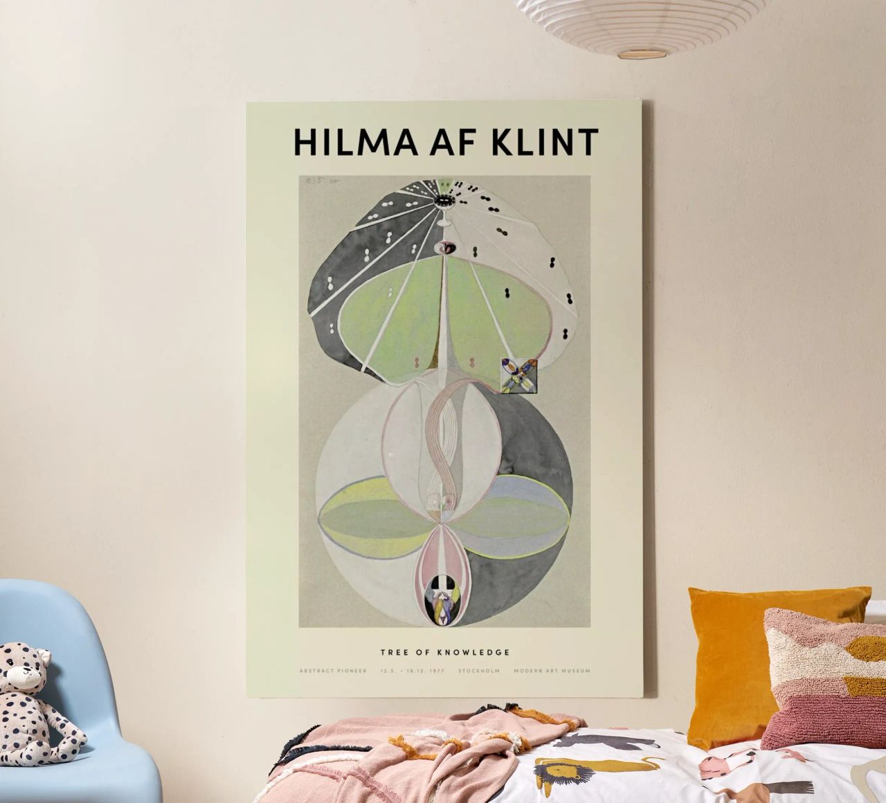 Hilma af Klint - Tree of Knowledge tela da Vintage by JUNIQE
