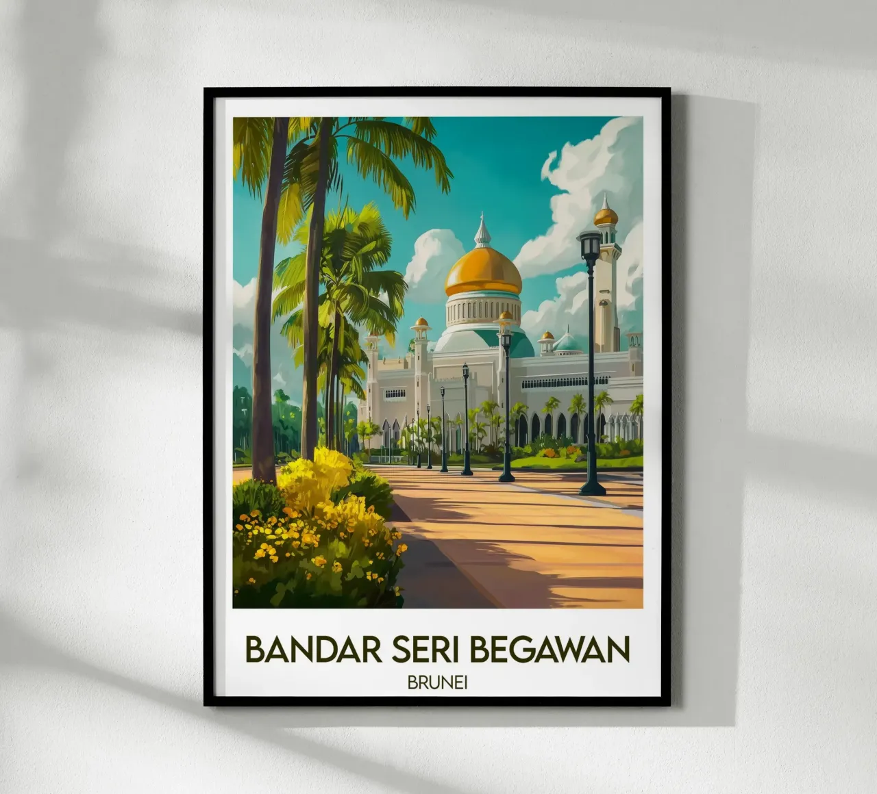Affiche Bandar Seri Begawan poster da Frame the World