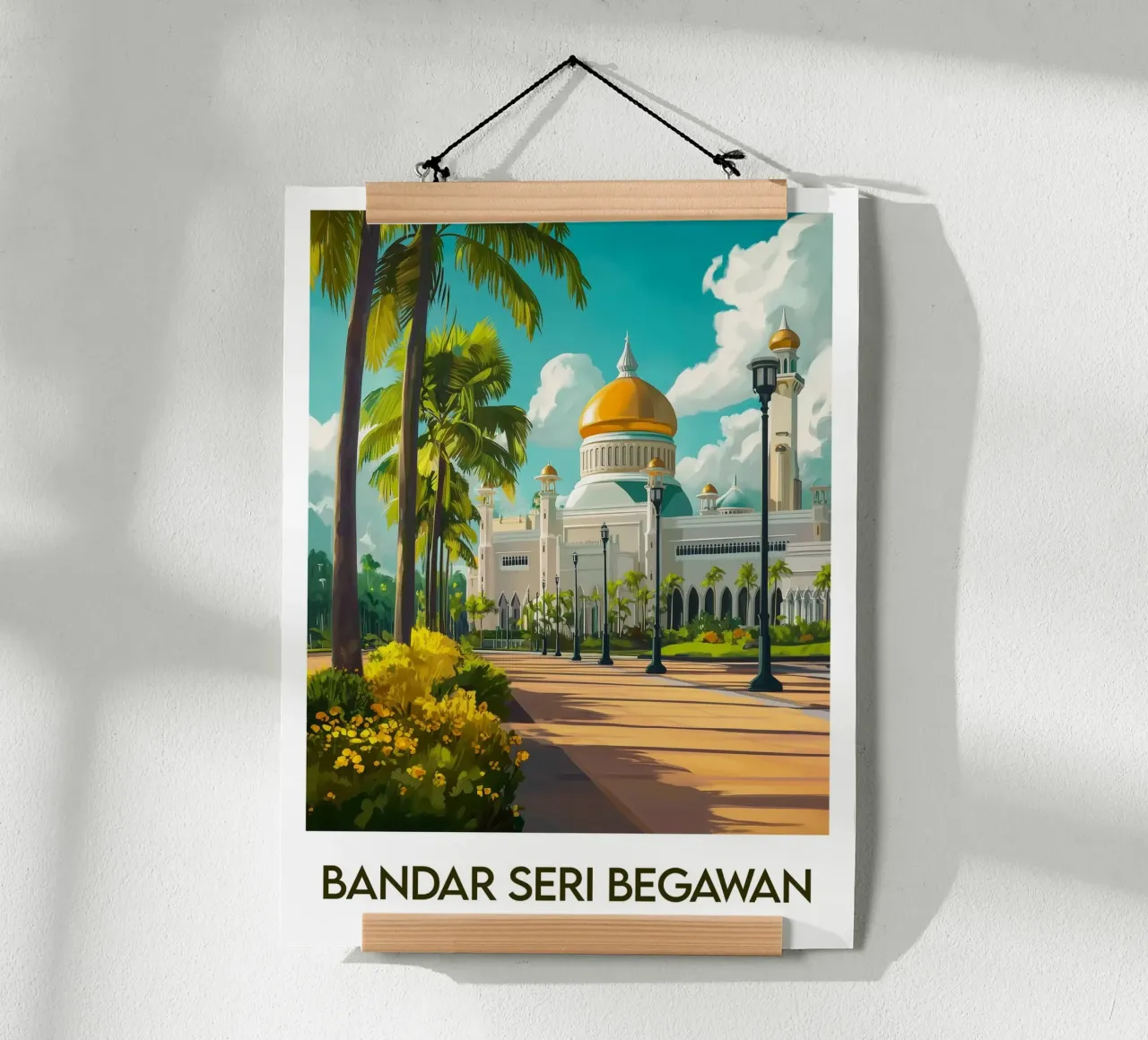 Affiche Bandar Seri Begawan poster da Frame the World