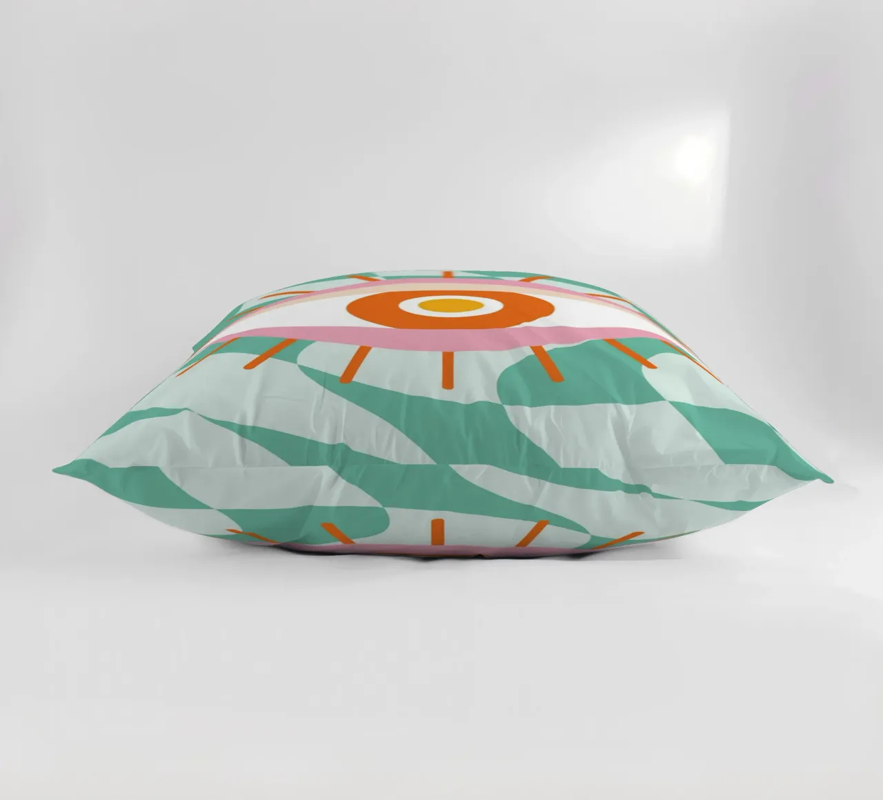 Eye Art | Abstract Oog Grafisch Ontwerp Print kussen van NorwesClub
