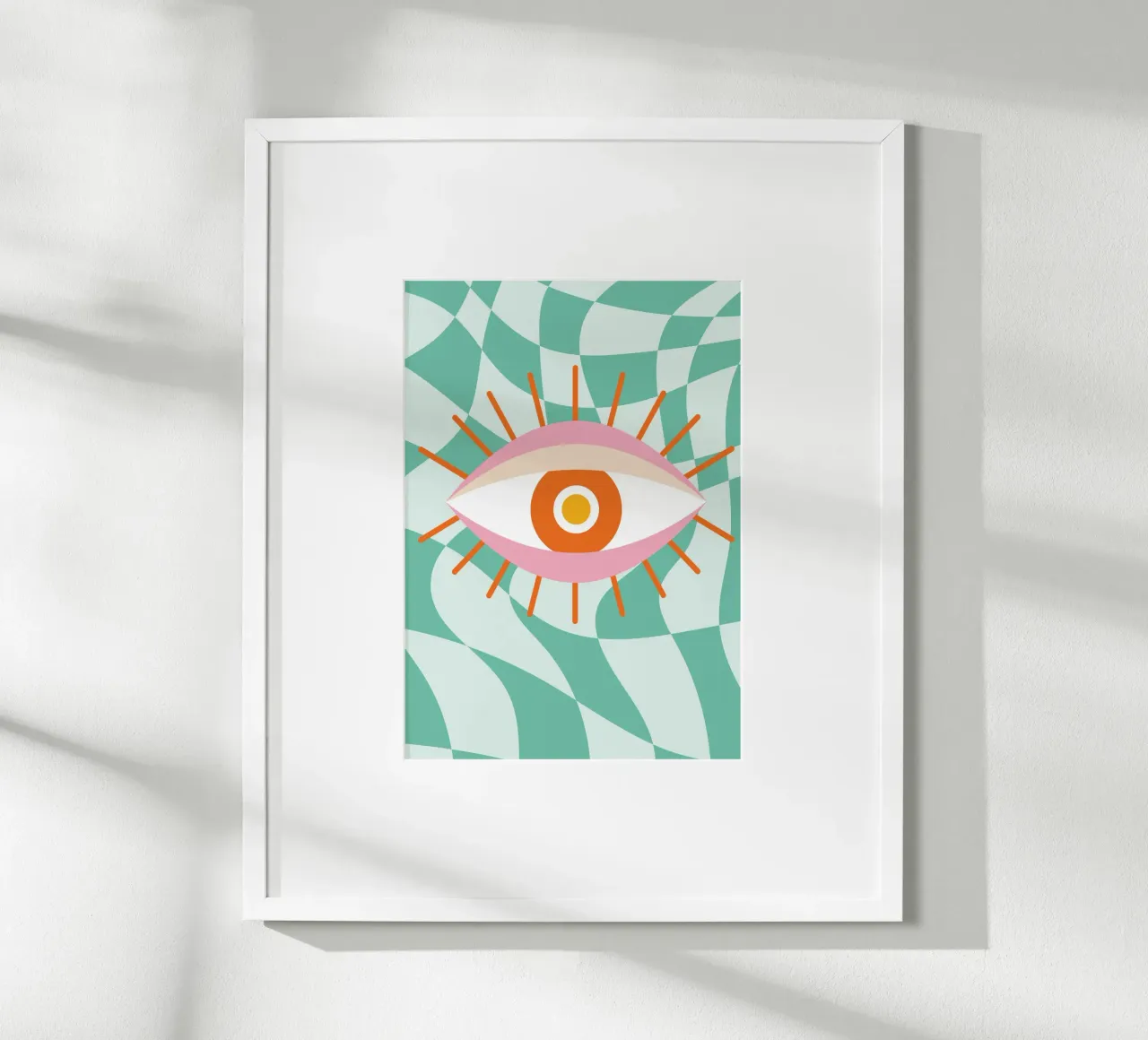 Eye Art | Abstract Oog Grafisch Ontwerp Print hahnemühle van NorwesClub