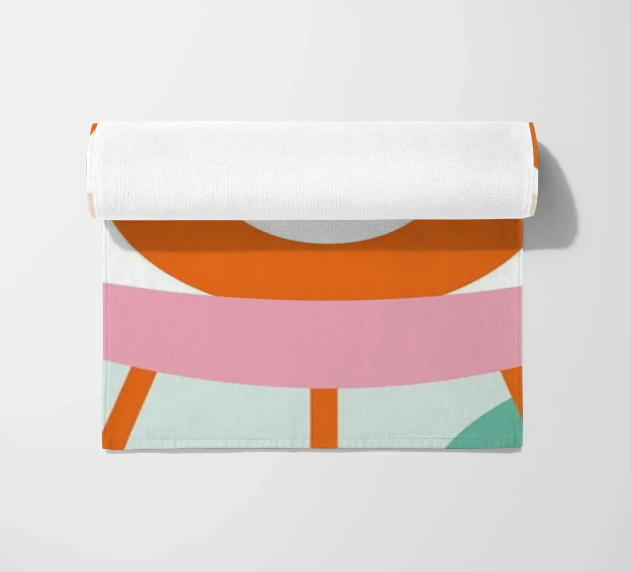 Eye Art | Abstract Oog Grafisch Ontwerp Print strandhanddoek van NorwesClub