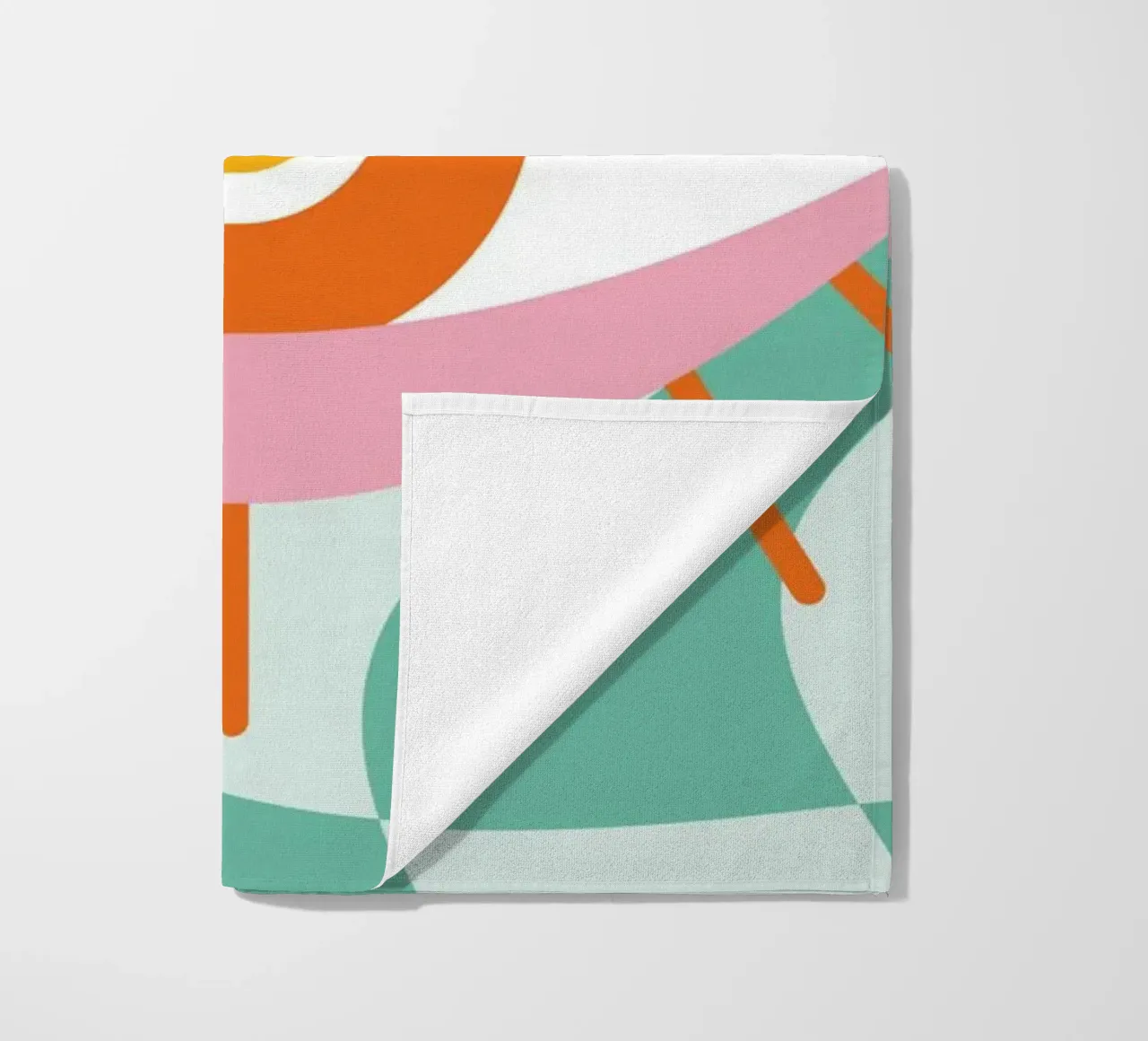 Eye Art | Abstract Oog Grafisch Ontwerp Print strandhanddoek van NorwesClub