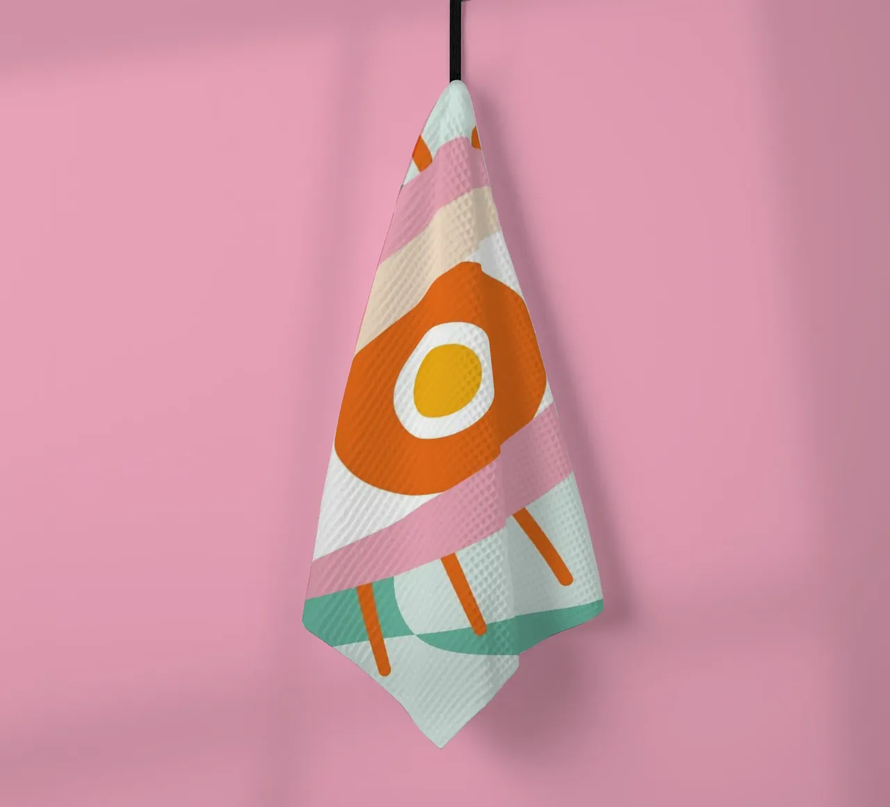 Eye Art | Abstract Oog Grafisch Ontwerp Print theedoek van NorwesClub