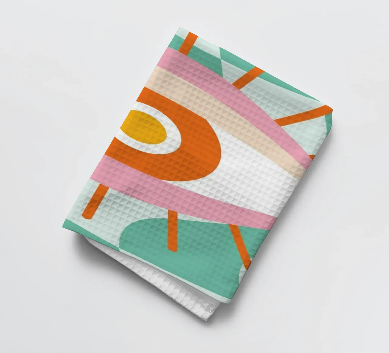 Eye Art | Abstract Oog Grafisch Ontwerp Print theedoek van NorwesClub