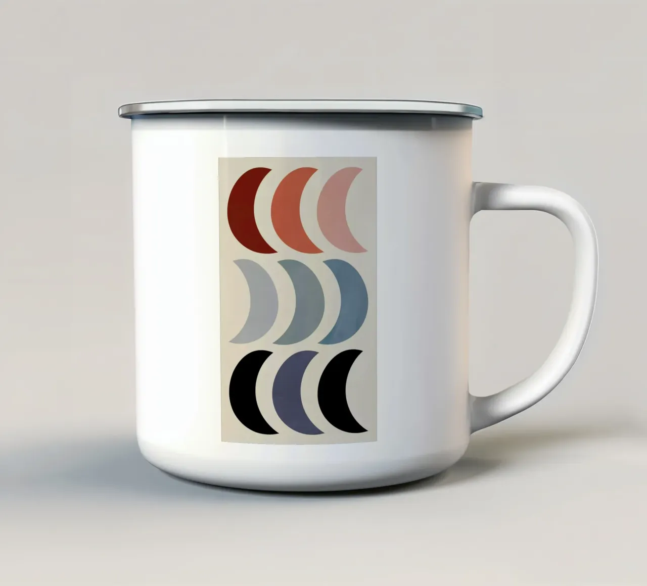 Crescents tazza in smalto da Pure