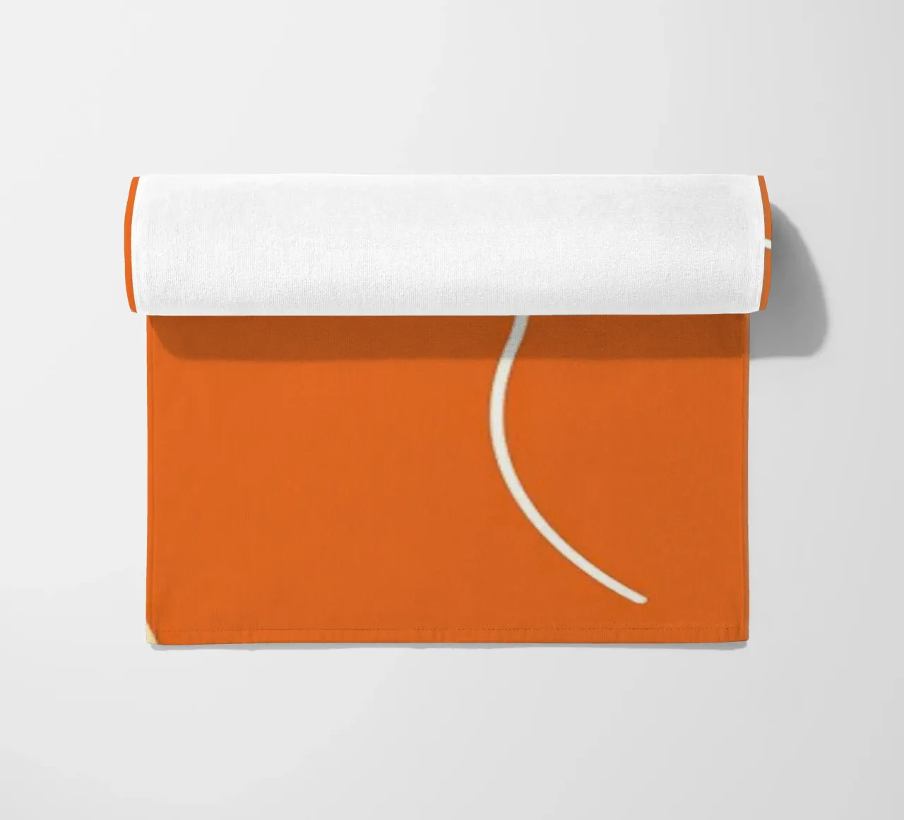 Design grafico groovy | Segno di pace stampato a mano telo mare da NorwesClub