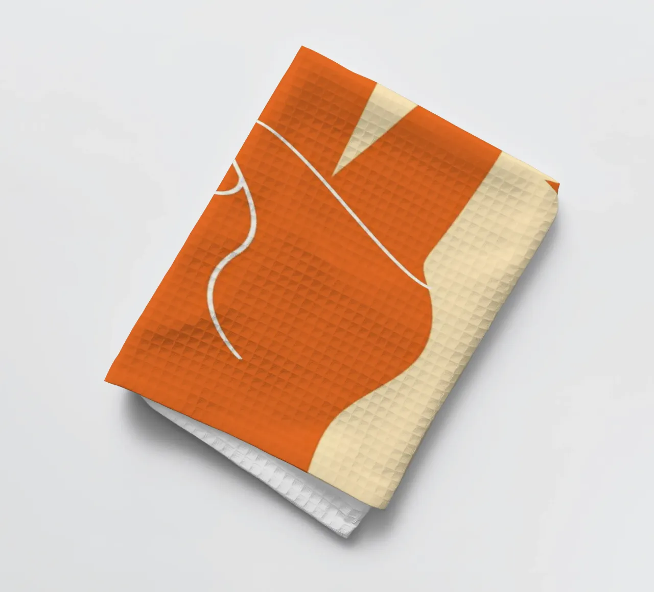 Design grafico groovy | Segno di pace stampato a mano canovaccio da cucina da NorwesClub