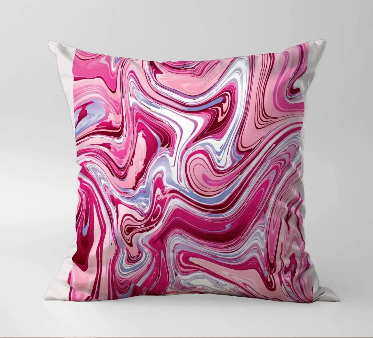 Retro Psychedelia | Fluid LOVE Abstract Print decorative cushion by NorwesClub