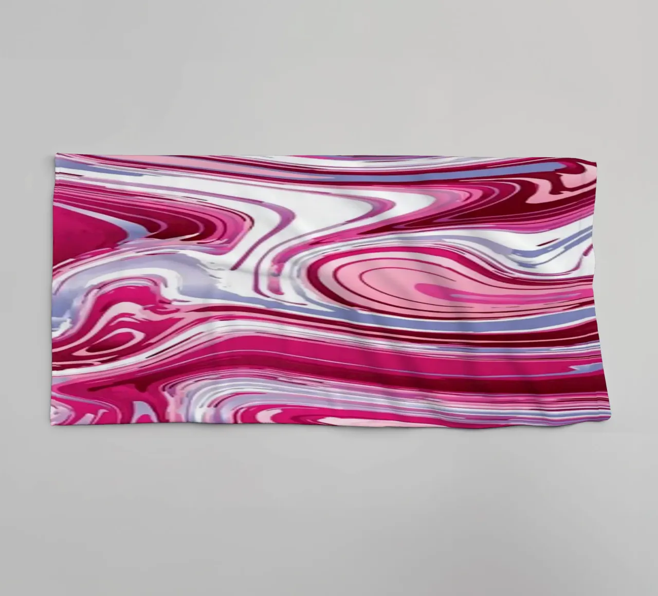 Retro Psychedelia | Fluid LOVE Abstract Print towel by NorwesClub