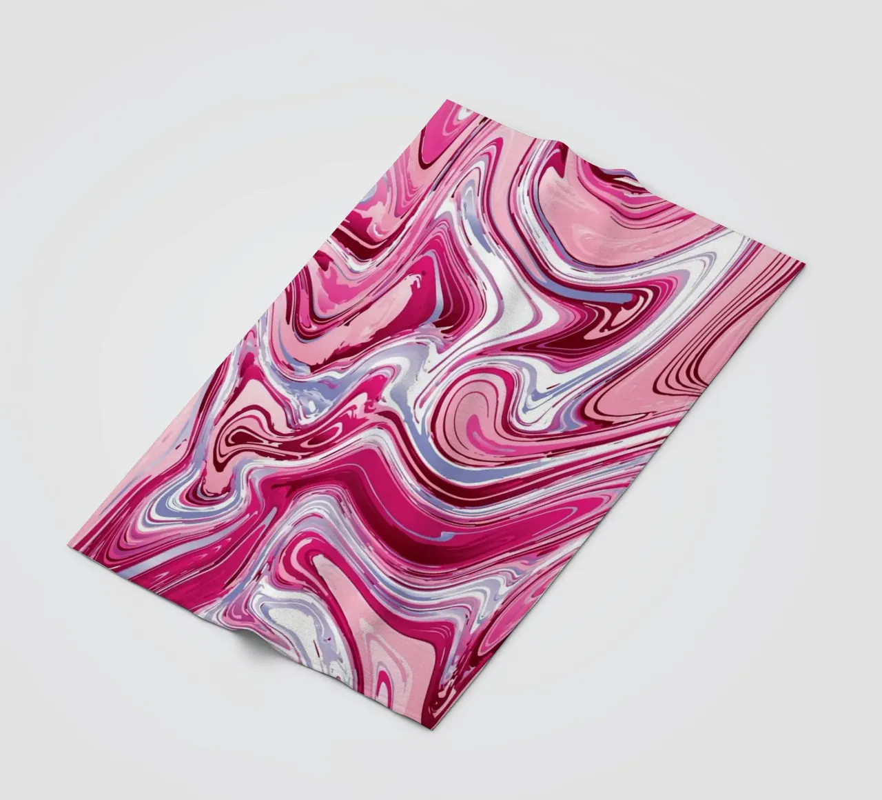 Retro Psychedelia | Vloeibare LIEFDE Abstracte Print fleecedeken van NorwesClub