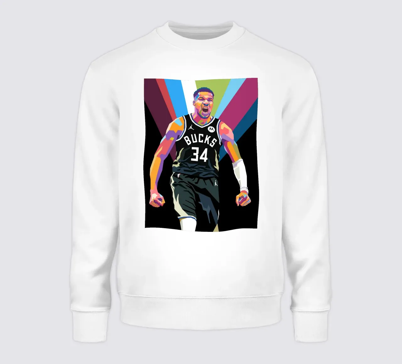 Giannis Antetokounmpo artistic design felpa da Hantamrata