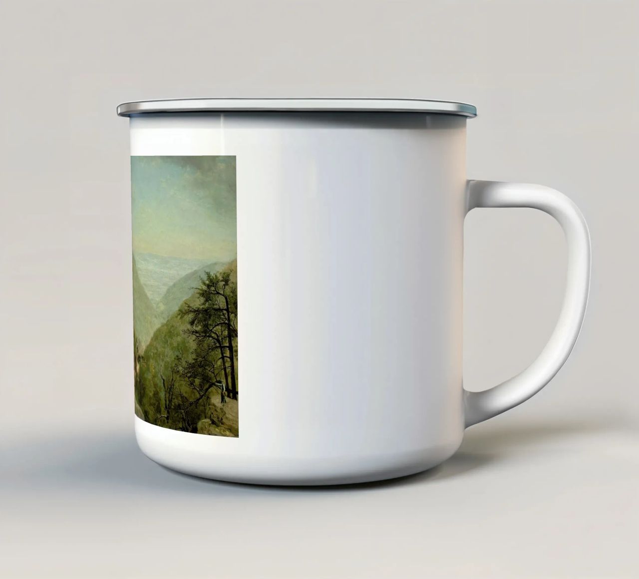 The Divide tazza in smalto da Jason Brueck
