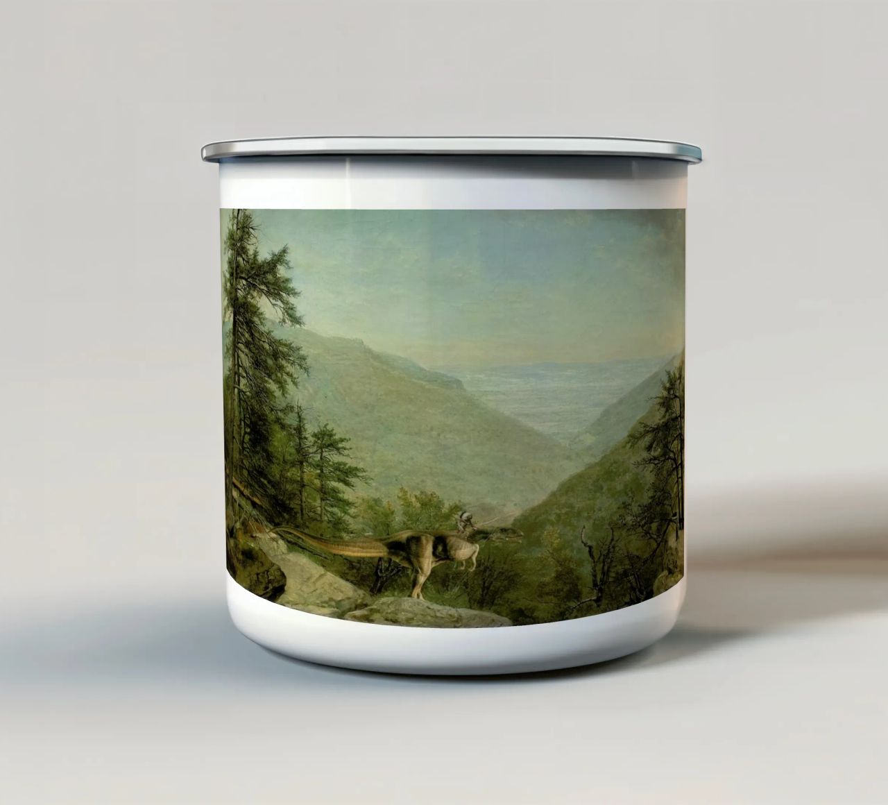 The Divide tazza in smalto da Jason Brueck