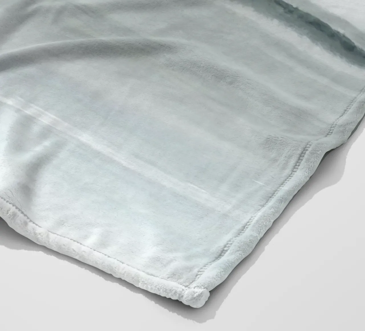 Paesaggio astratto bluastro coperta in pile da NouveauPrints