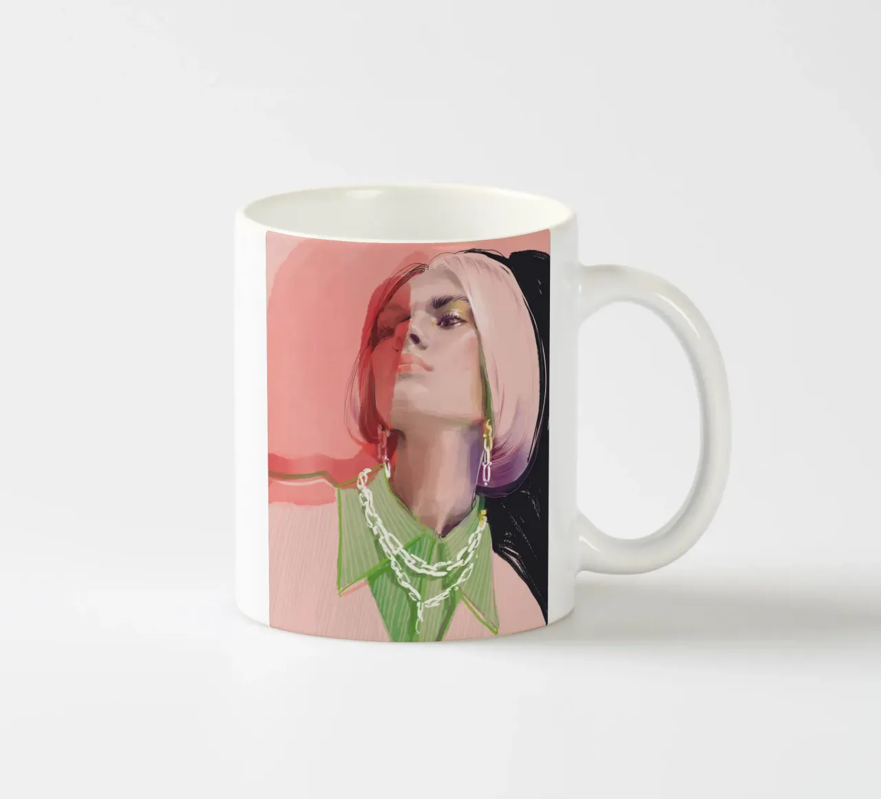 Sadie tazza in ceramica da Anja Karboul