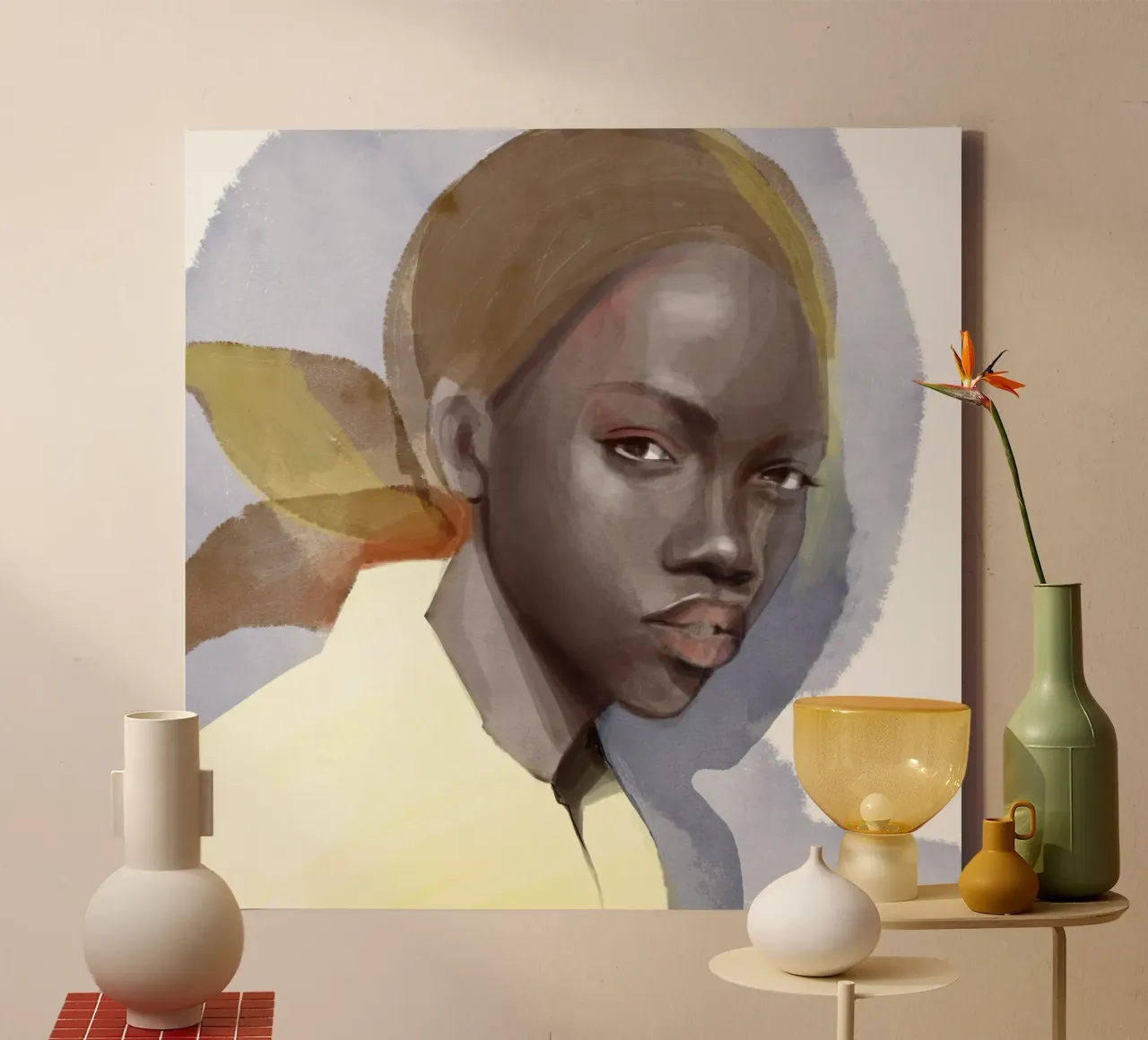 Anouk canvas met Baklijst van Anja Karboul