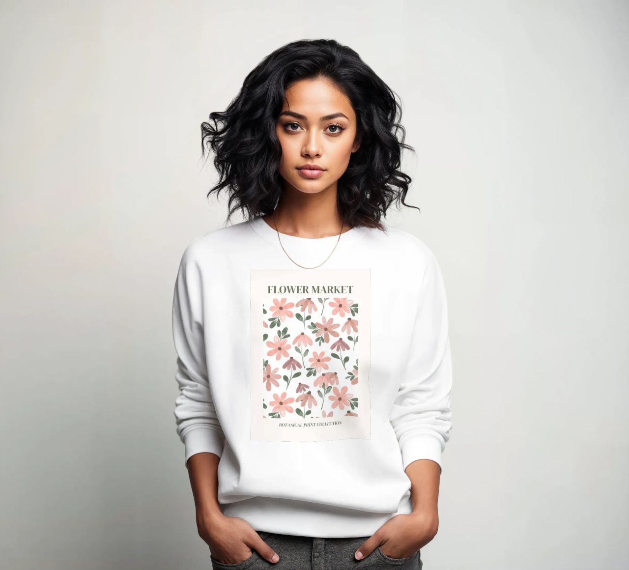 Retro Psychedelia | Fluid Affection Print sudadera de NorwesClub