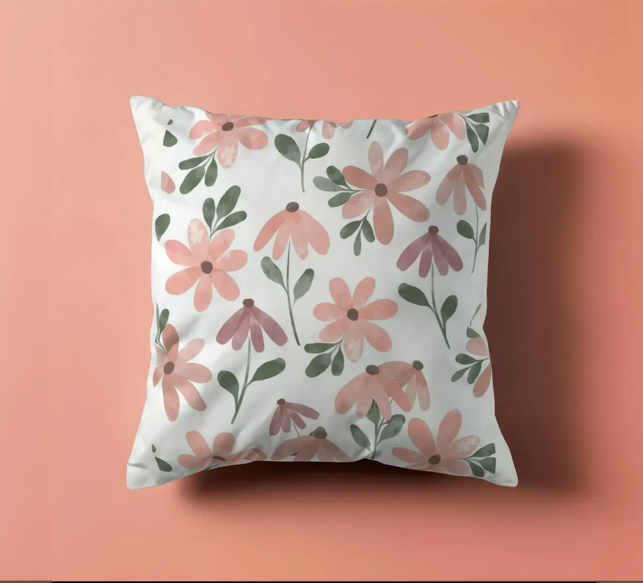 Retro Psychedelia | Fluid Affection Print decorative cushion by NorwesClub