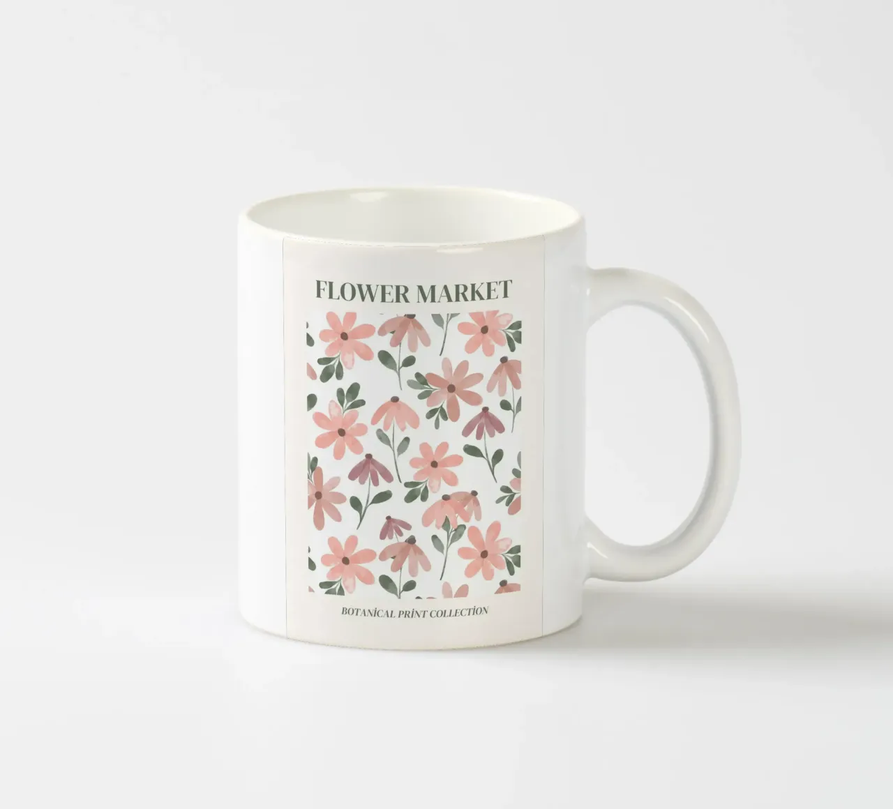 Retro Psychedelia | Fluid Affection Print taza de cerámica de NorwesClub
