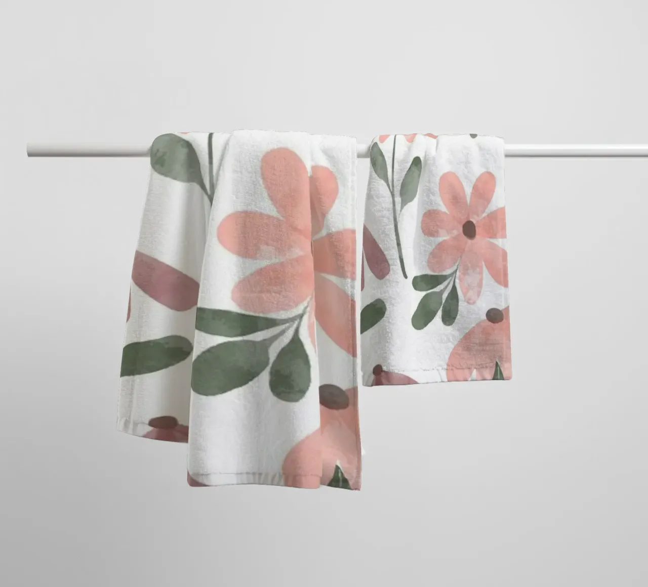 Retro Psychedelia | Fluid Affection Druck Handtuch von NorwesClub