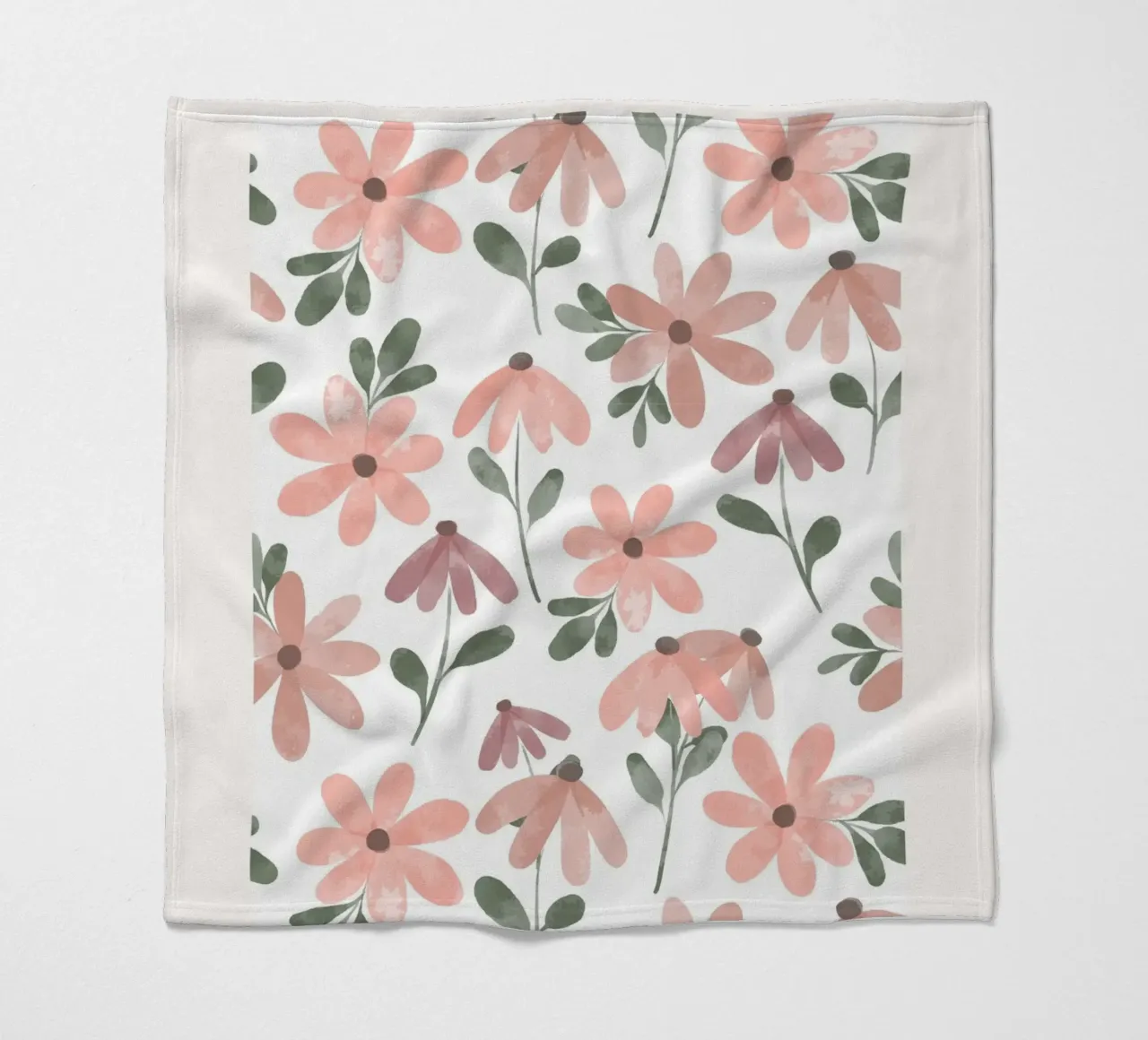 Retro Psychedelia | Fluid Affection Print fleece blanket by NorwesClub