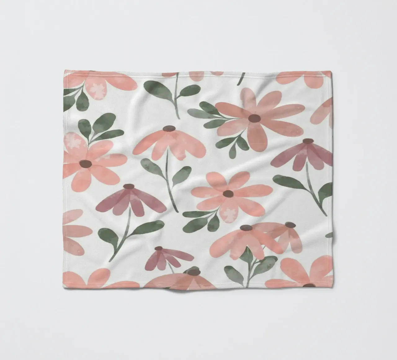 Retro Psychedelia | Fluid Affection Print fleece blanket by NorwesClub