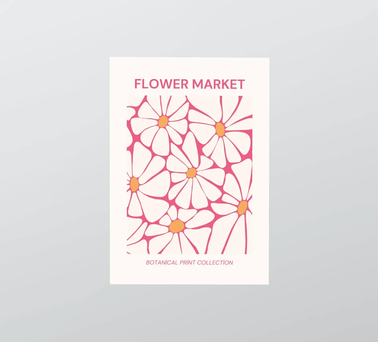 Stampa botanica Art | Stampa del mercato dei fiori adesivo da NorwesClub