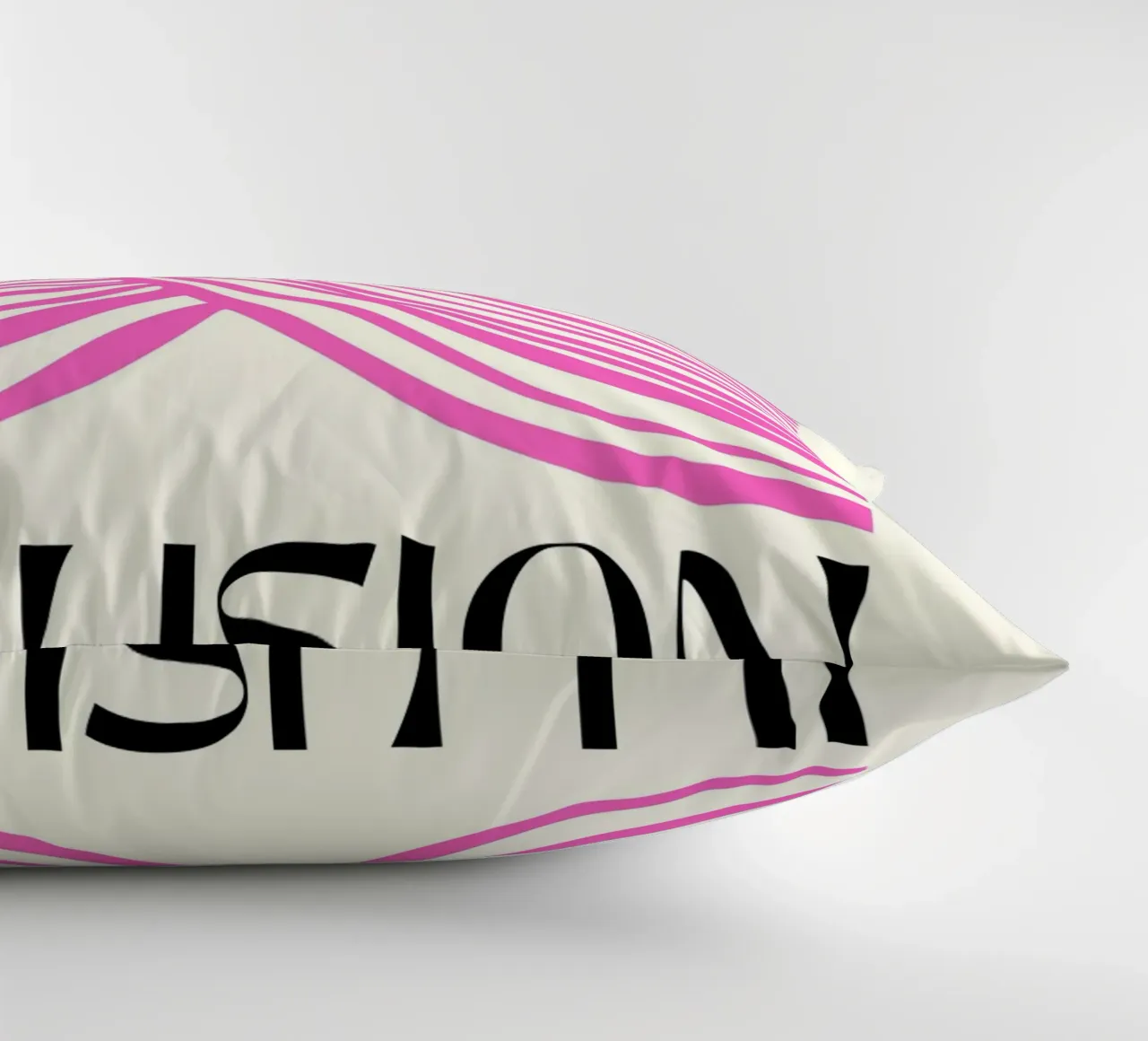 Botros Zaki Illusion - Abstract Graphic Print decorative cushion by NorwesClub