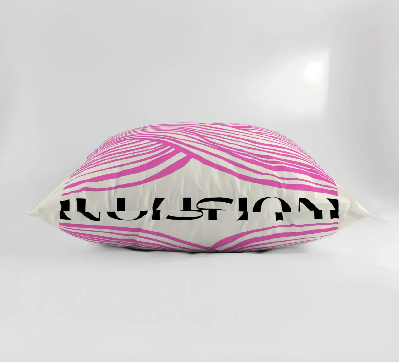 Botros Zaki Illusion - Abstract Graphic Print decorative cushion by NorwesClub