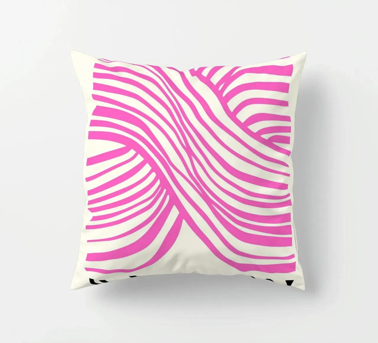 Botros Zaki Illusion - Abstract Graphic Print decorative cushion by NorwesClub