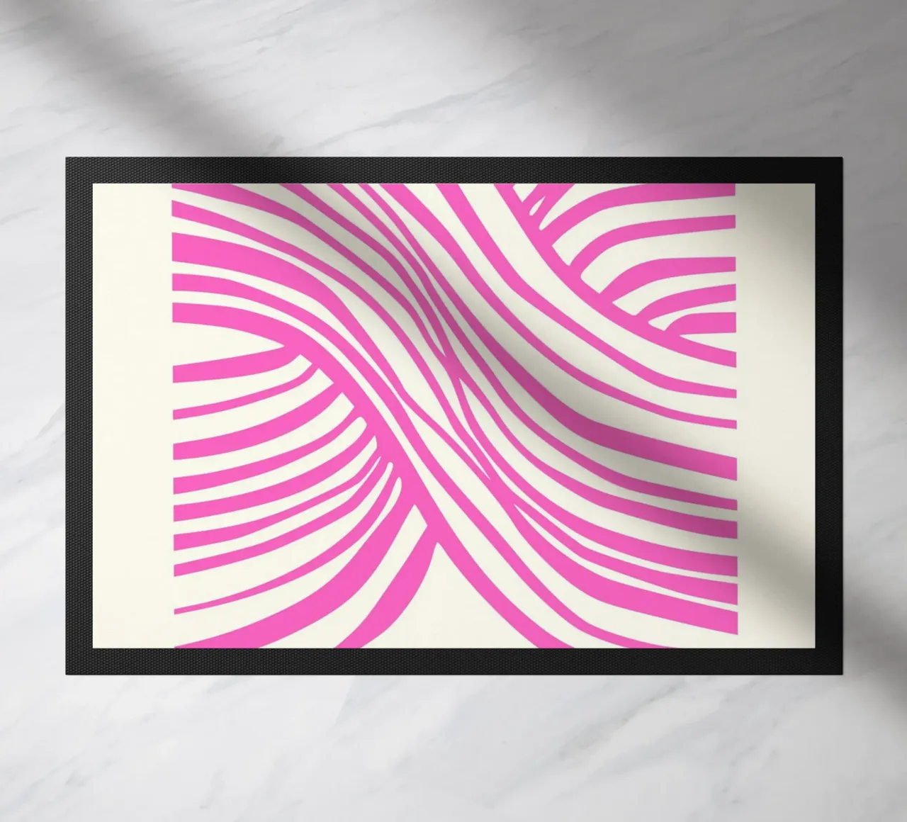 Botros Zaki Illusion - Abstract Graphic Print doormat by NorwesClub