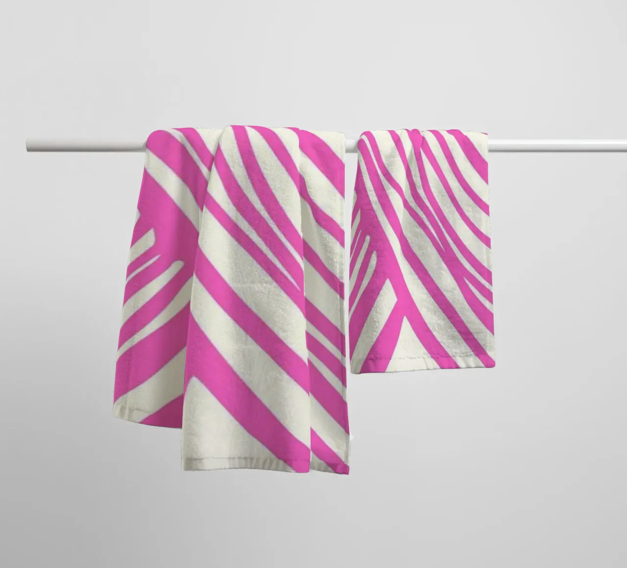 Botros Zaki Illusion - Abstracte grafische print badhanddoek van NorwesClub