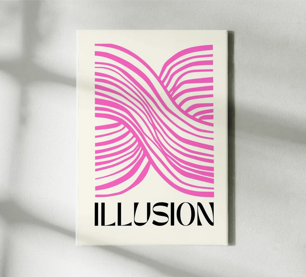 Botros Zaki Illusion - Abstract Graphic Print canvas by NorwesClub
