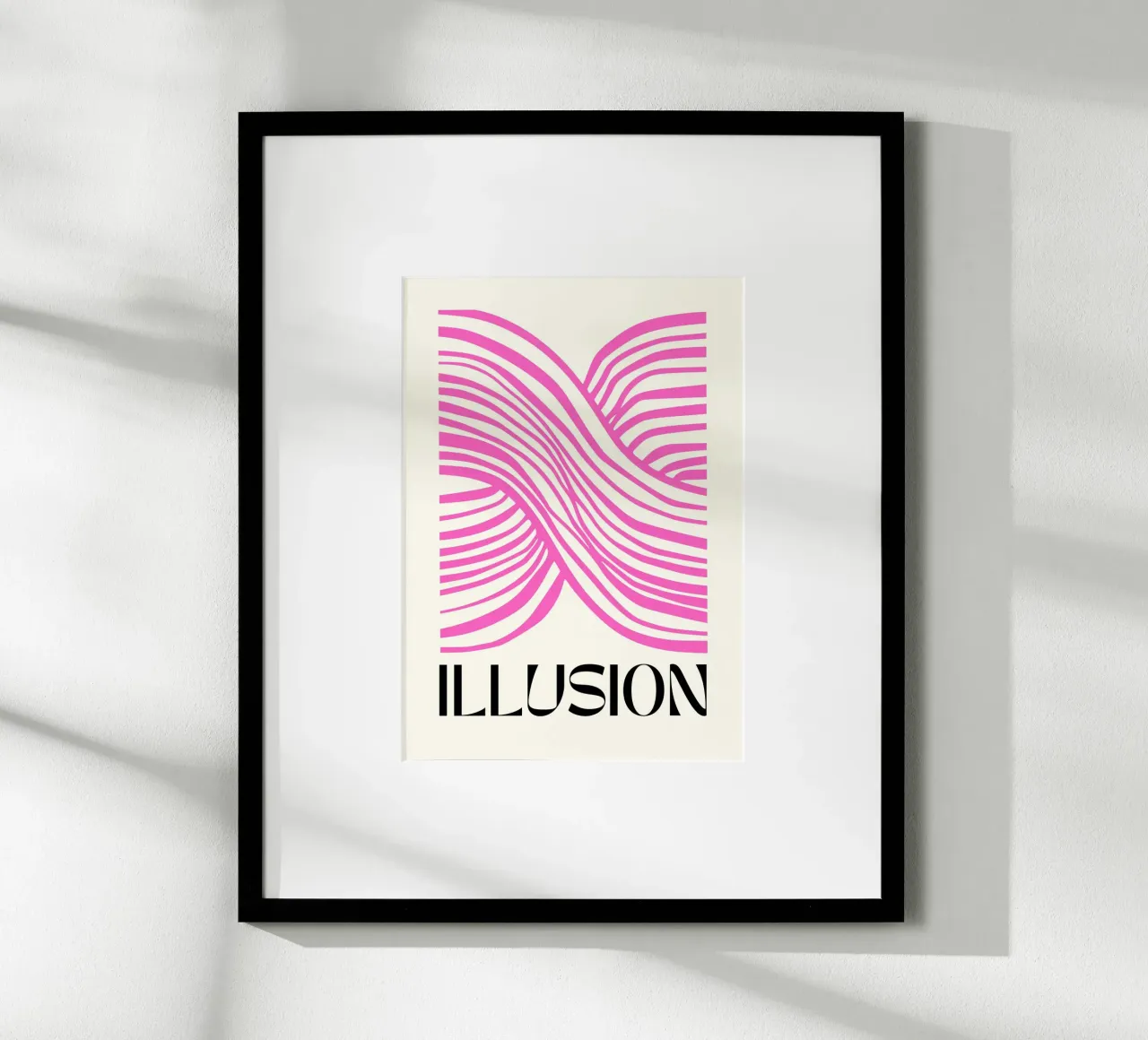 Botros Zaki Illusion - Impression graphique abstraite poster de NorwesClub
