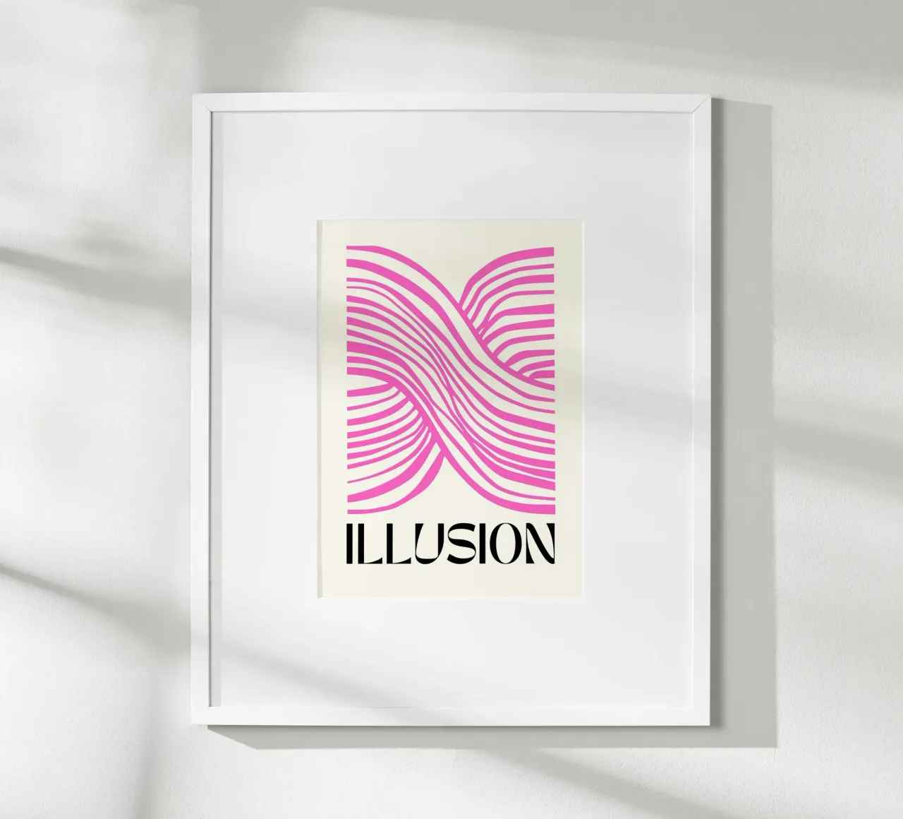 Botros Zaki Illusion - Impression graphique abstraite poster de NorwesClub