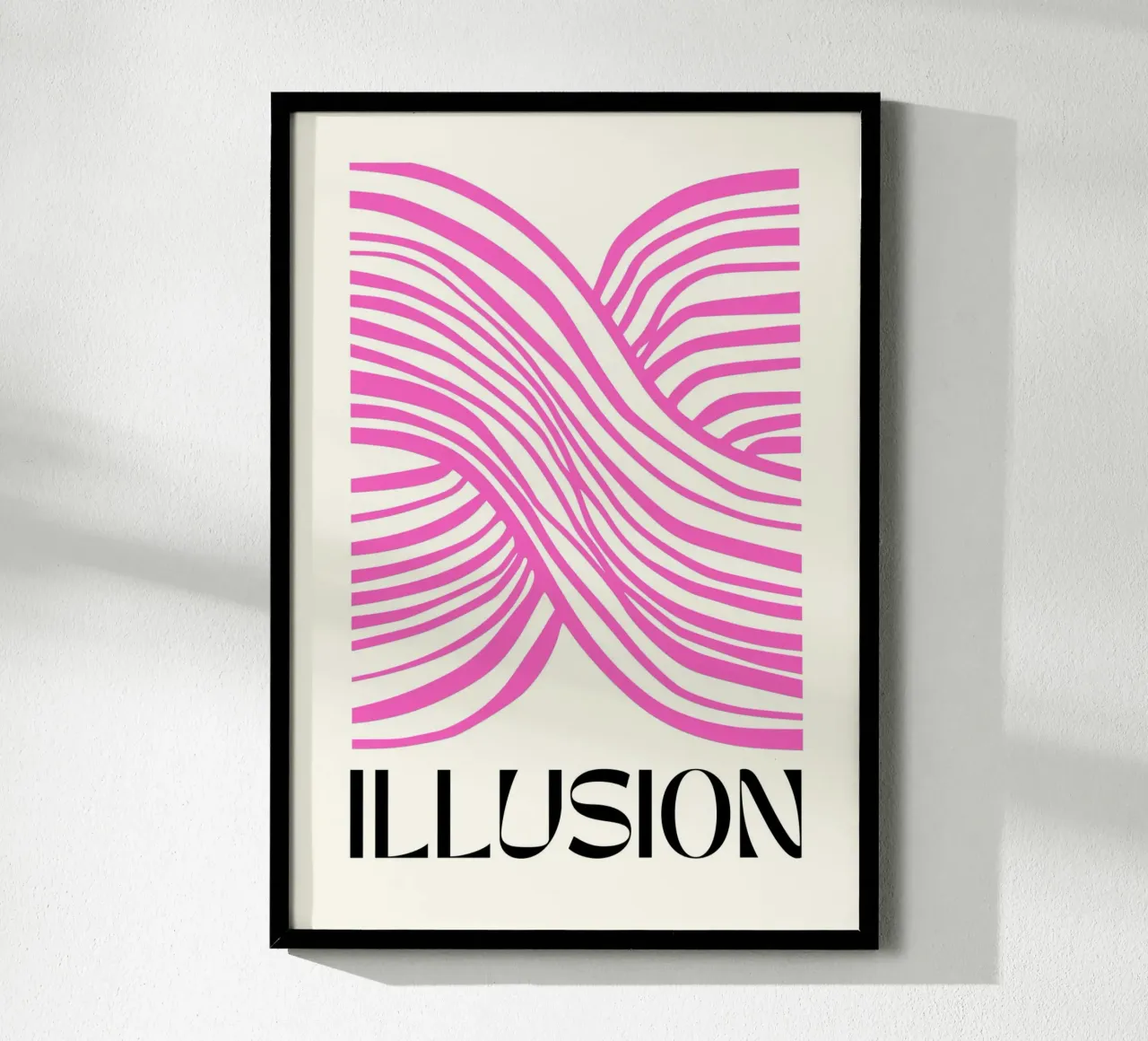 Botros Zaki Illusion - Impression graphique abstraite poster de NorwesClub