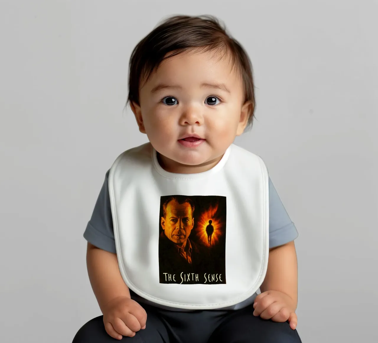 the sixth sense repainting imagination baby bib by SIQAYA