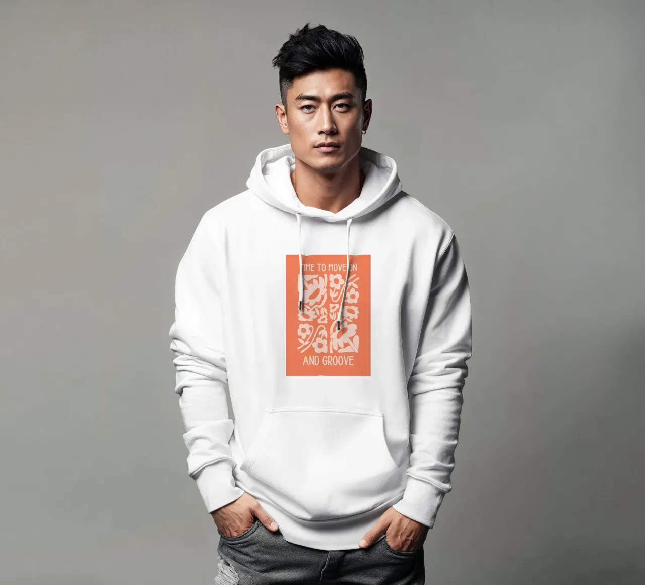 Positive Vibes Art | Time To Move On Print hoodie by NorwesClub